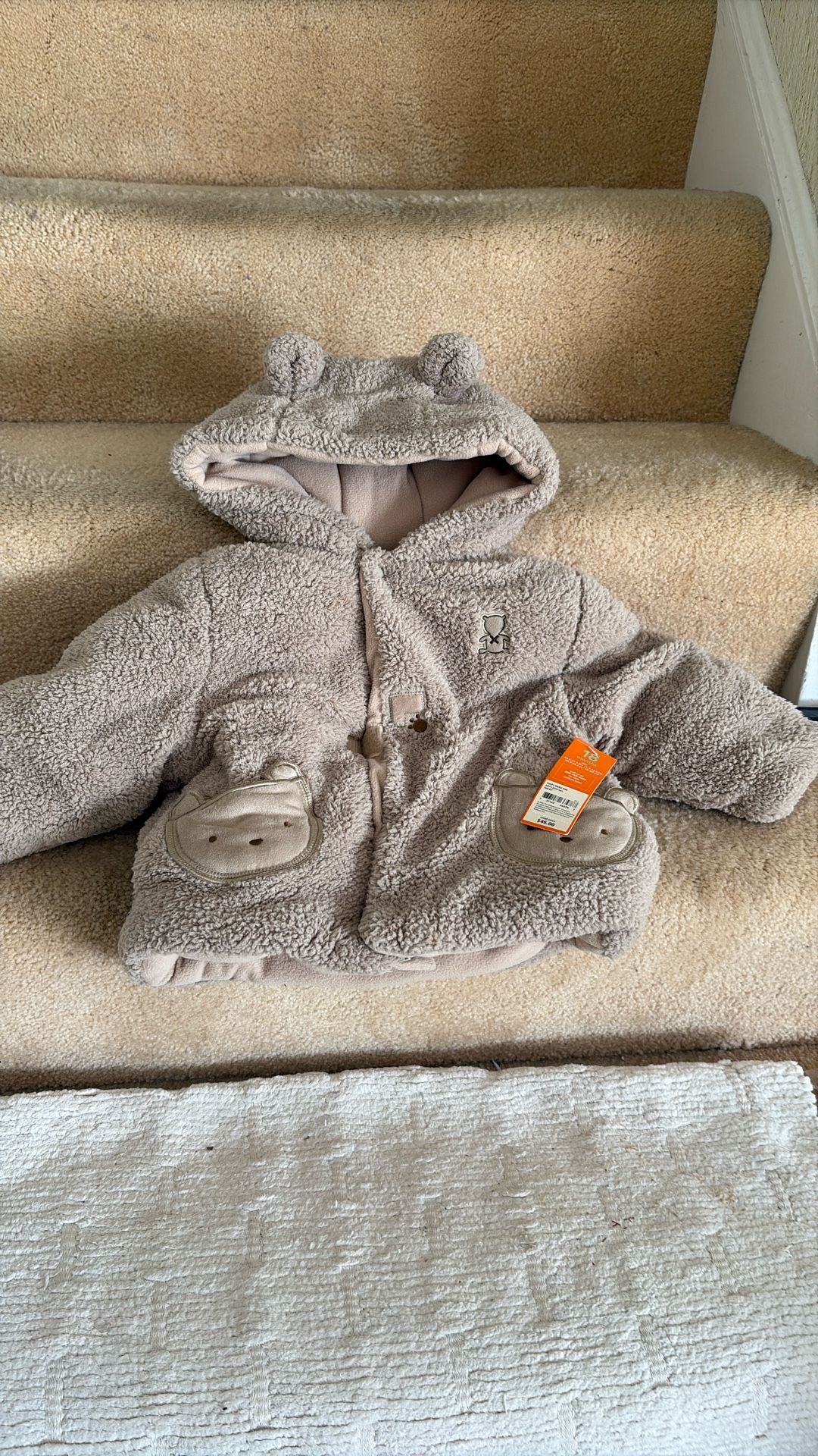 Carters Sherpa And Fleece Jacket 18 Months