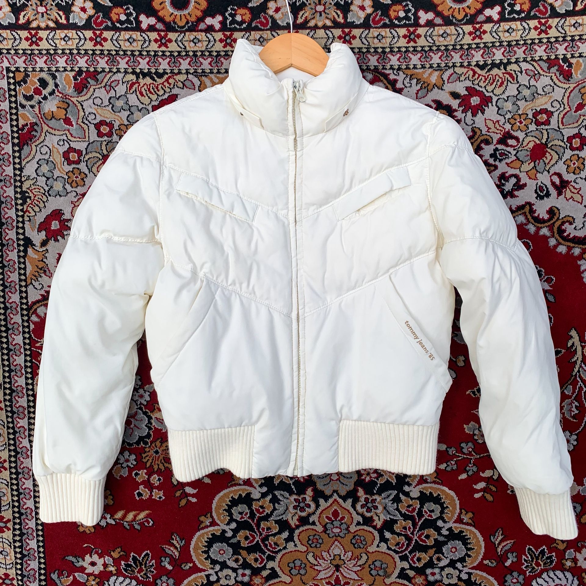 Tommy Jeans White Puffer Jacket