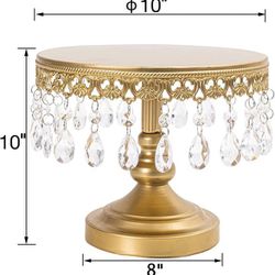 Gold Wedding Cake stands 