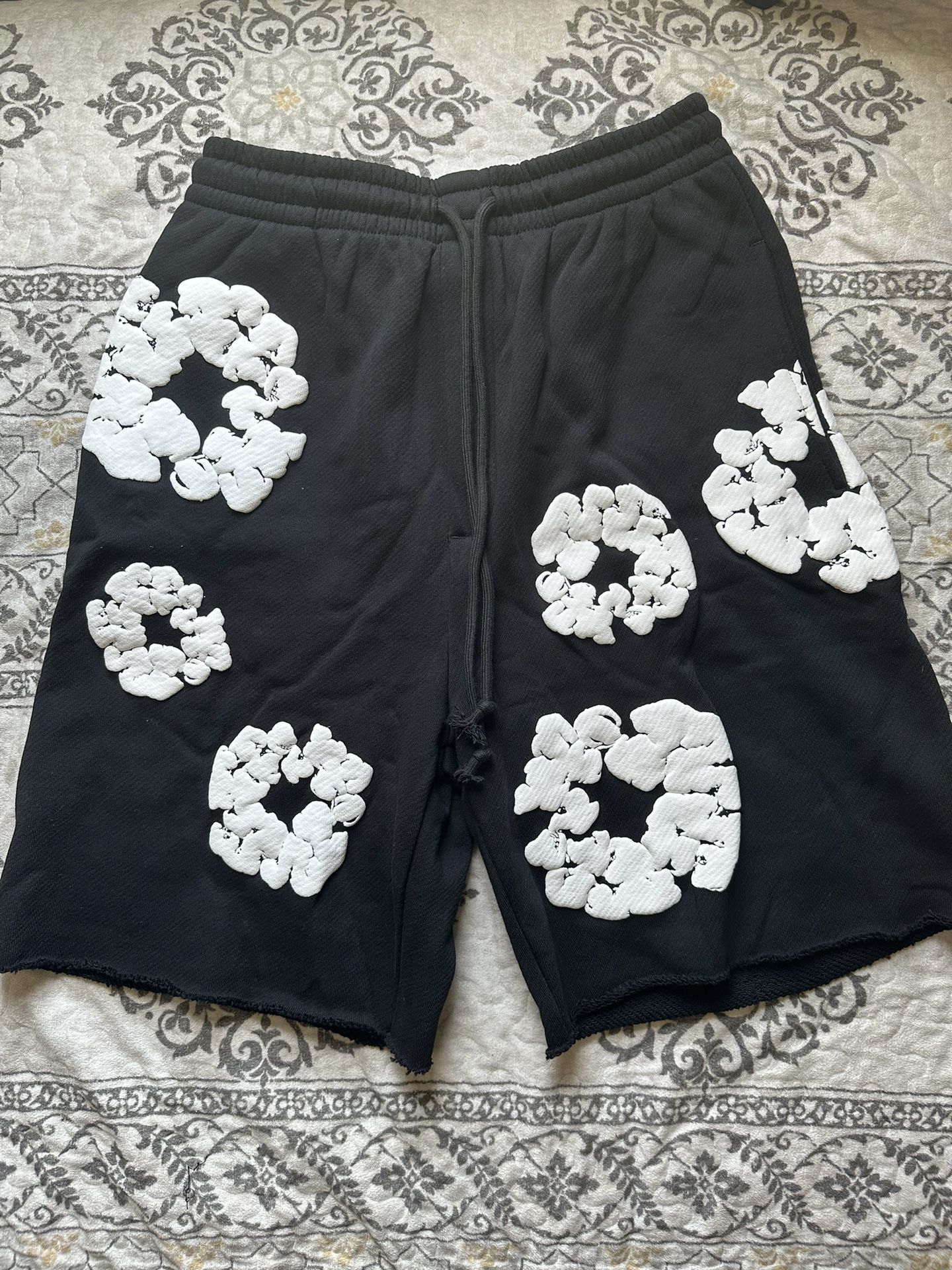 Denim Tears Sweat Short Black And White Size Medium Back To School