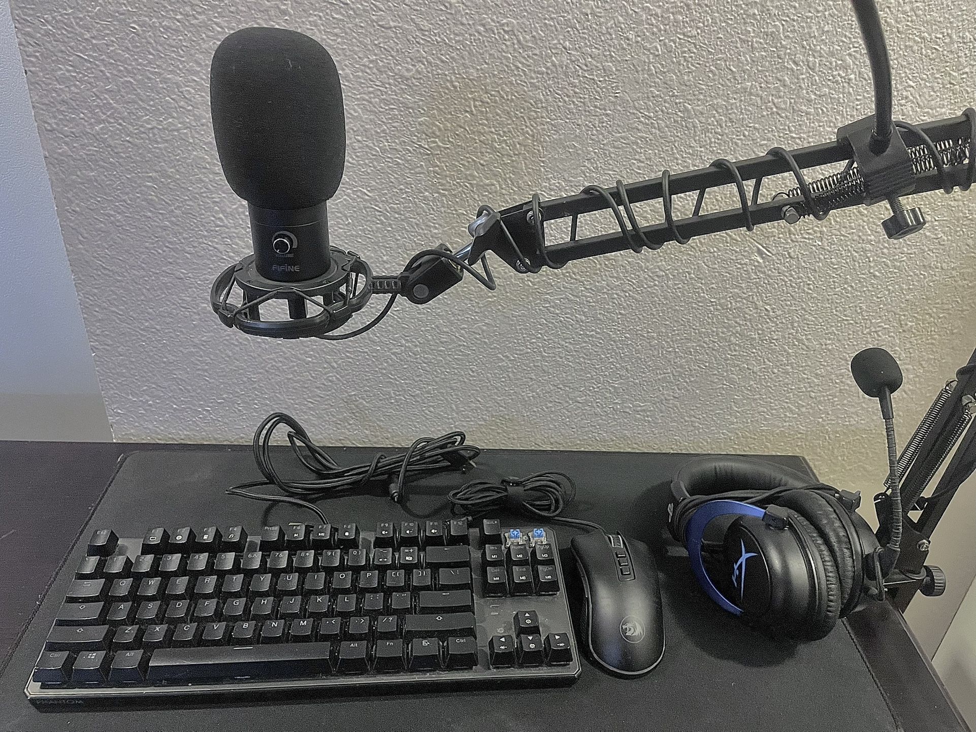 Gaming and Streaming Peripherals Keyboard, Mouse, Headset, Microphone