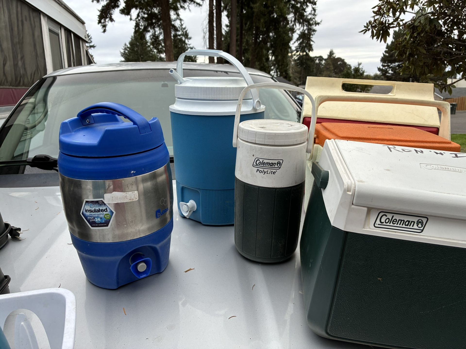 Coolers, Water Jugs