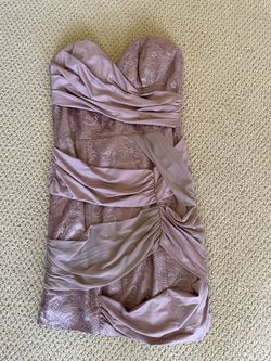 Bebe Strapless Mini Dress