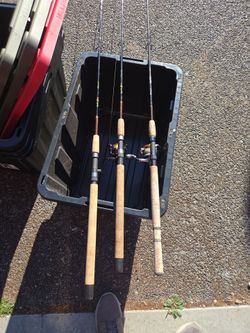 3 ugly stix salmon steelhead setups