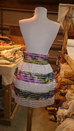 Floral printed skirt