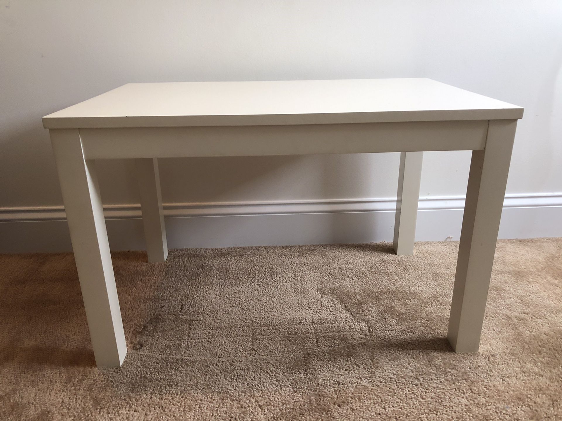 FREE: White Rectangular Side Table