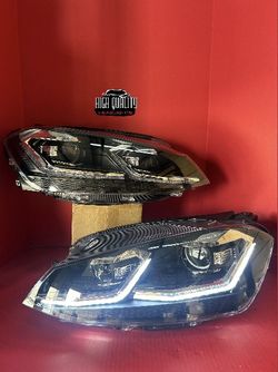 Volkswagen Golf MK7   2015. 2017 Headlights.