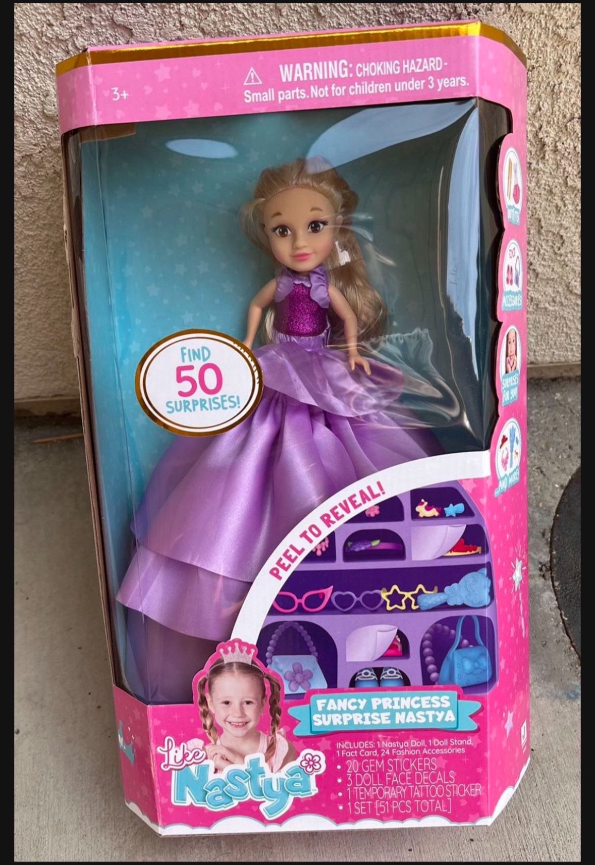 Like Nastya Fancy Princess Surprise Nastya Doll