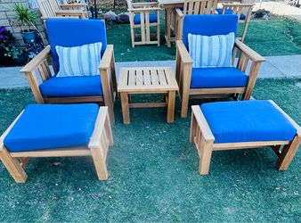 Beautiful Grade A 5 piece club chair set