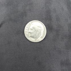 1975 No Mint Off- Center Struck Roosevelt Dime