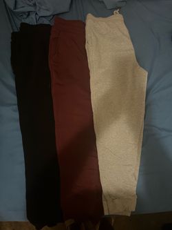 Common Stitch 3 Pack Fleece Joggers For Women-Deep Pockets, Slim Fit, Elastic Drawstring Waist