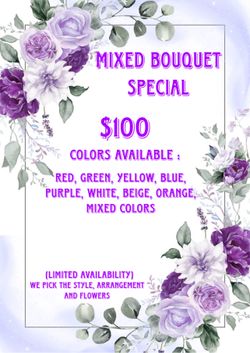 Mixed bouquet special / ramo mezclado especial