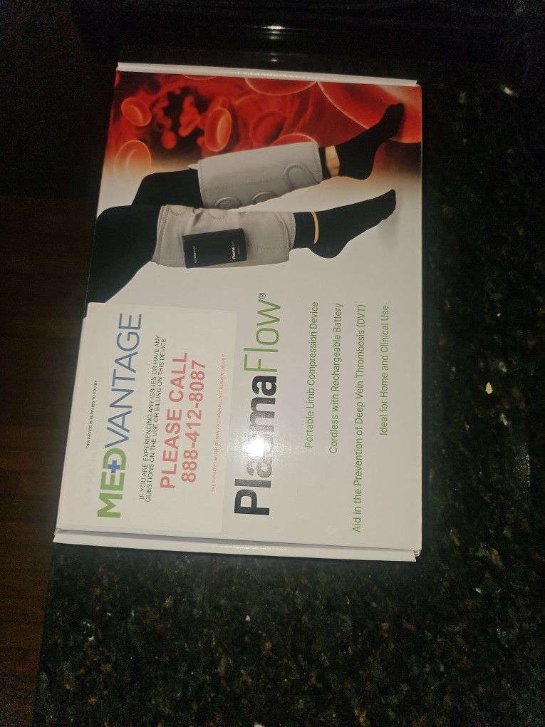 Plasma Flow Portable Limb Compression Device