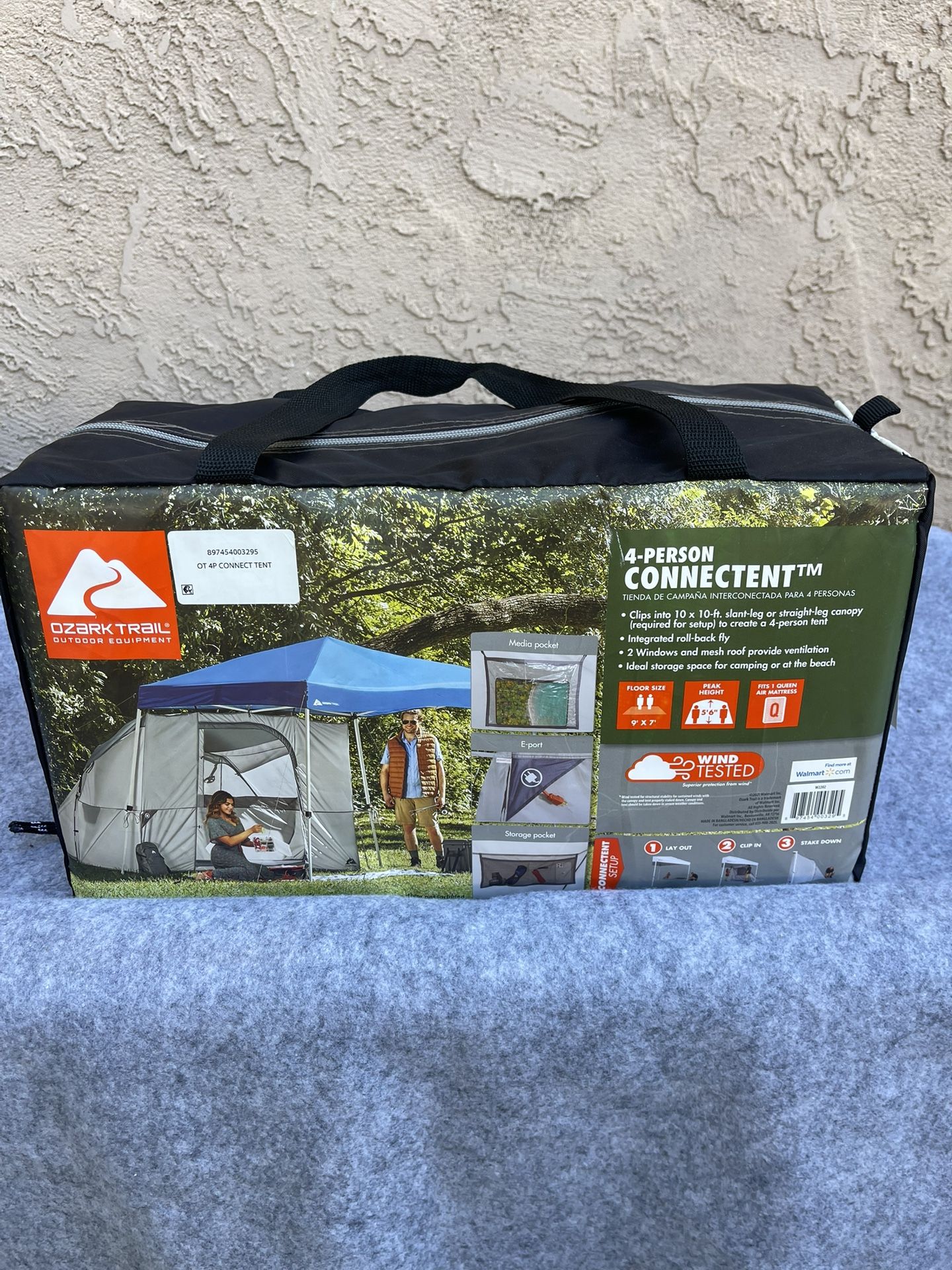 Ozark Trail 4-Person Connect Tent Universal Canopy Tent