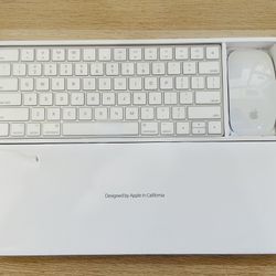 Apple Magic Keyboard and mouse 2nd Generation rechargeable Open Box New