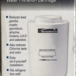 Kenmore Refrigerator Water Filter Filtration Cartridge 46-9014 New In Opened Box