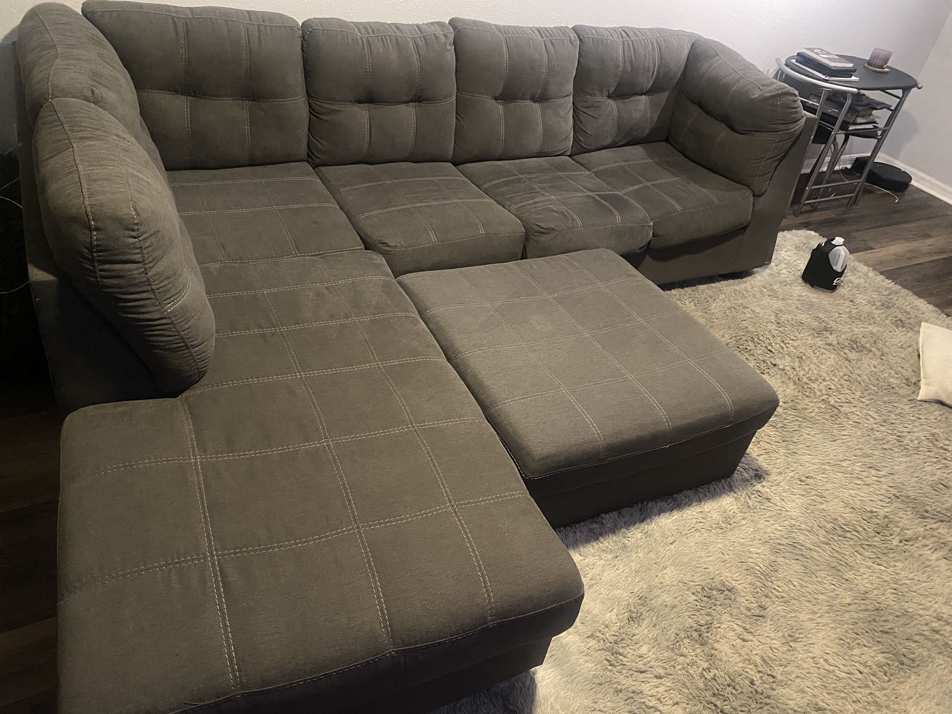 Like New Couch - Grey Sectional 
