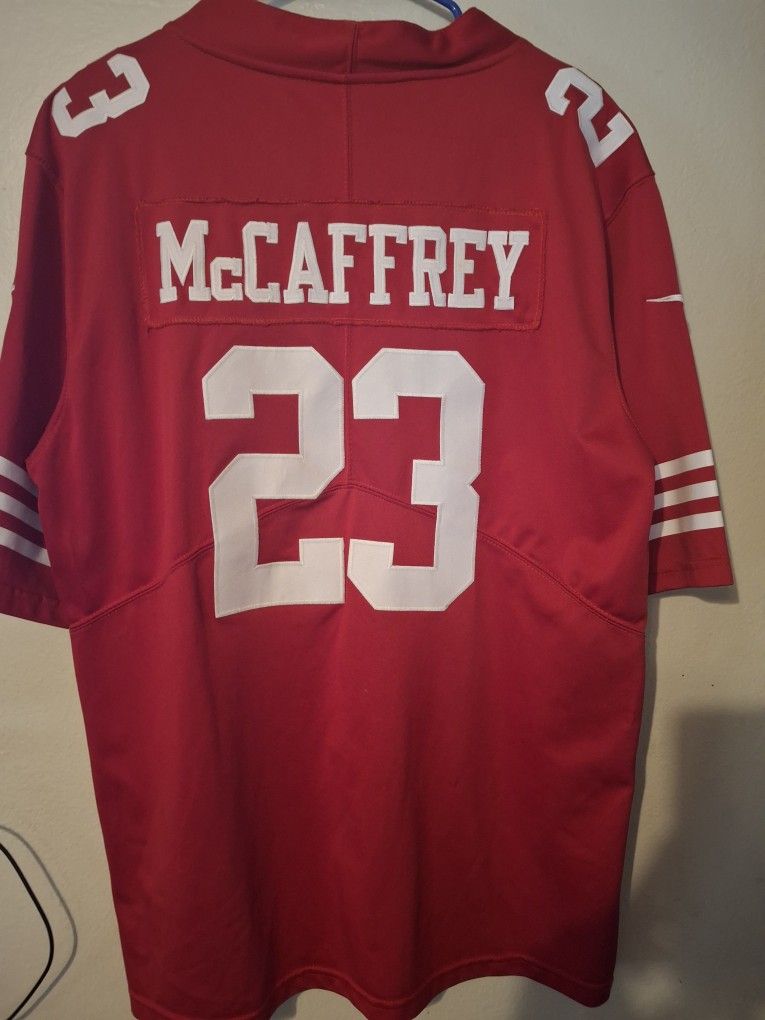 San Francisco 49ers McCaffrey Jersey Size M 