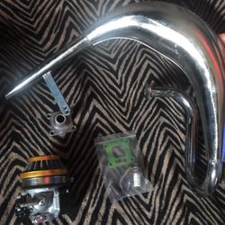Racing Pipe And Carb For Bike