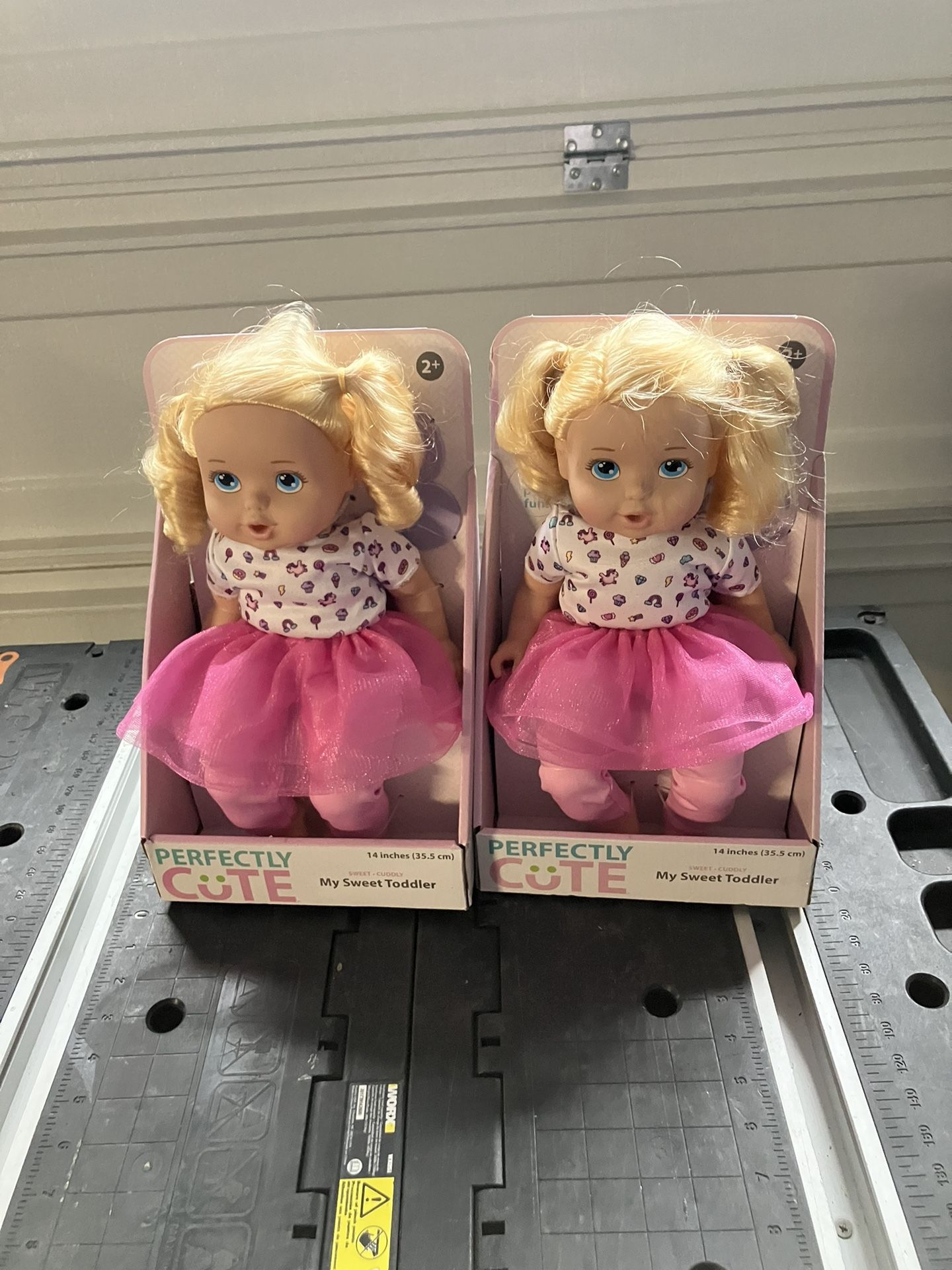 Two Perfectly Cute Dolls New