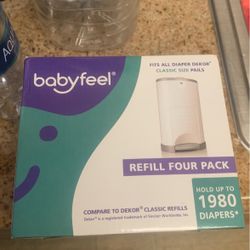 Refill Four Pack Diaper Dekor Bags