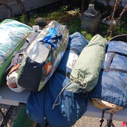 Garage Sale Camping Gear Today Only 