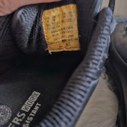 Skechers work shoes leather