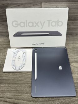 Samsung Galaxy Tab S10 FE 5G SM-X528U 128GB Verizon Gray With S Pen + Charger (A1D034219)
