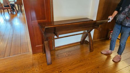 Flip-top console table