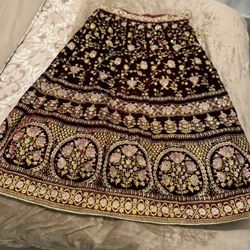 Stunning 3 Piece Lengha Choli Indian Dress