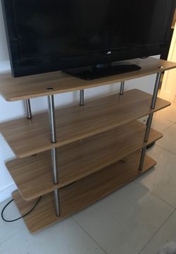 Wooden tv stand
