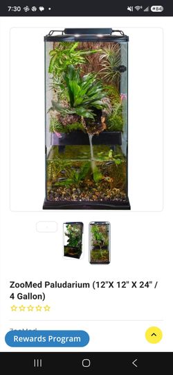 (Case) ZooMed Paludarium (12"x 12" x 24" / 4 Gallon)