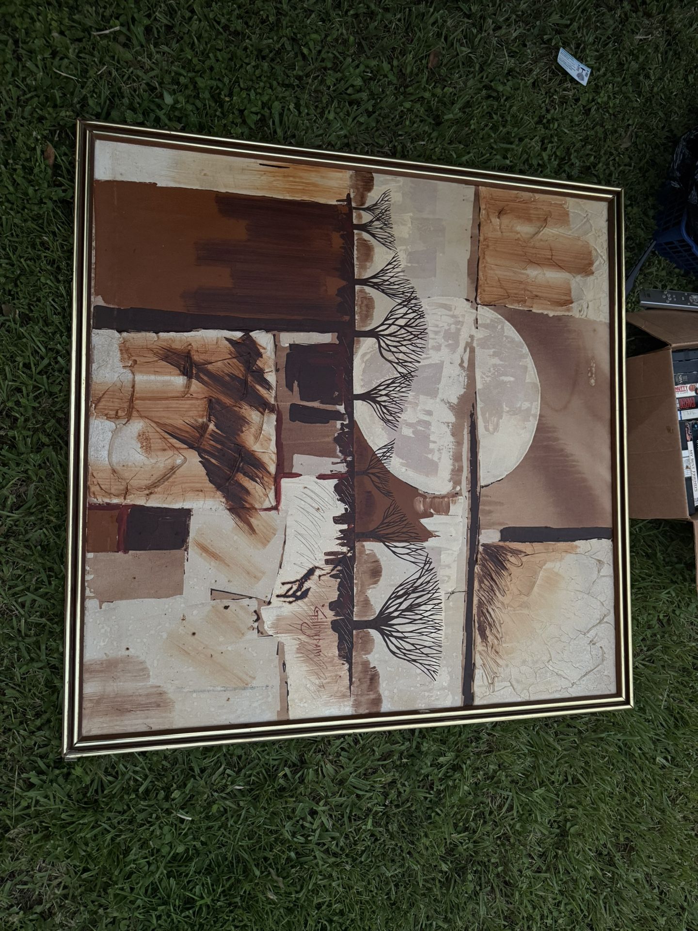 LARGE framed artwork