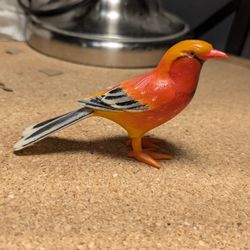 Japanese Vintage Hand-Painted Bird