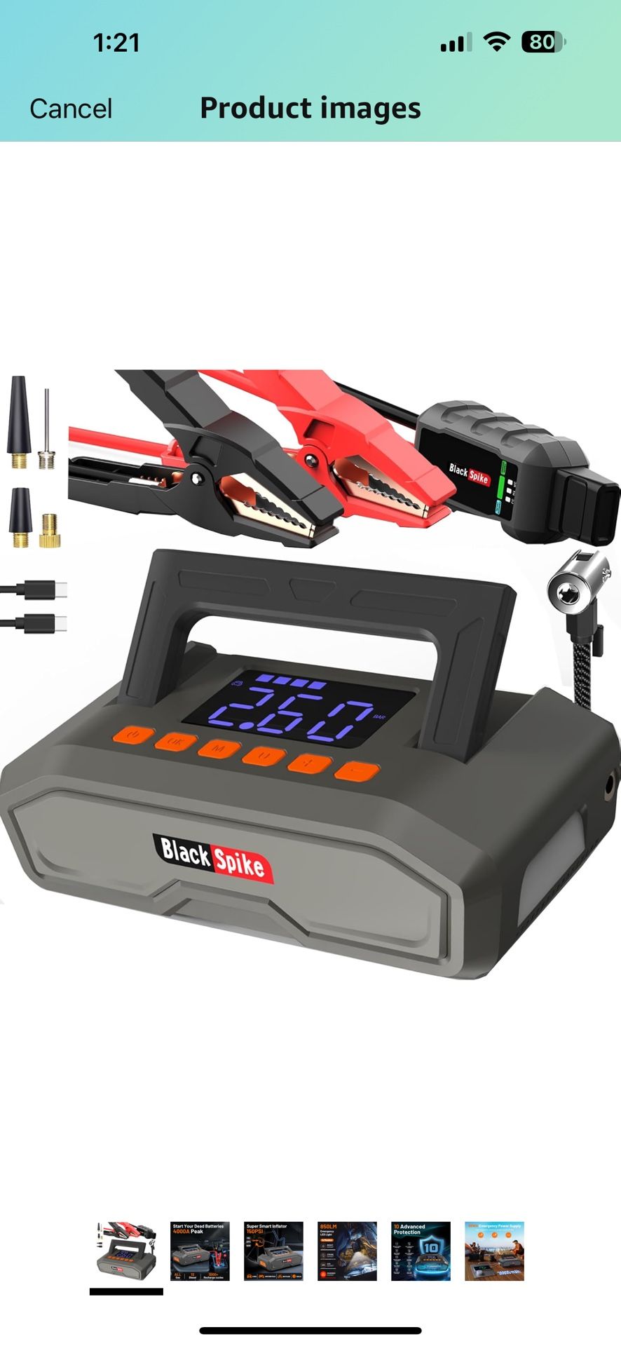 Jump Starter for Heavy-Duty Trucks & RVs