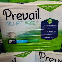 18 Count Pack Unisex Adult Underwear Diapers Extra Absorption Size Large 