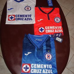 Cruz Azul Jerseys 3 Colores