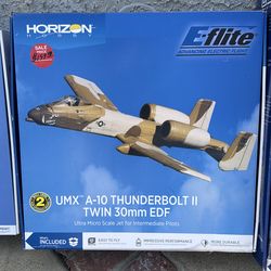 Eflite UMX A-10 Thunderbolt 2 Twin 30mm EDF