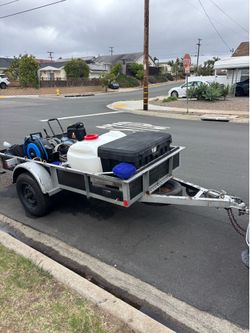 Detailing trailer and components complete