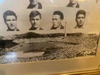 Vintage Euro Futball framed photo