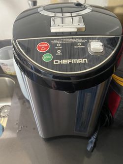Chefman Electric Hot Water Pot Urn w/Auto & Manual Dispense