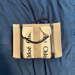 Authentic Chloe small tote bag in black!
