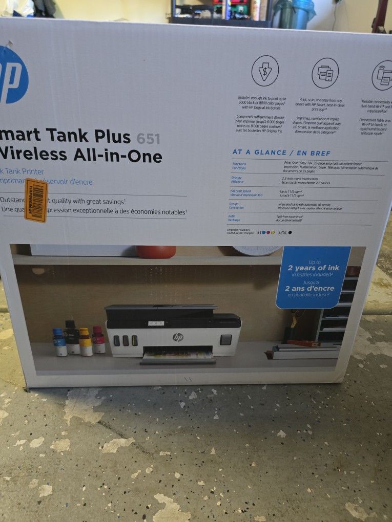 Smart Tank Plus 651 All In One