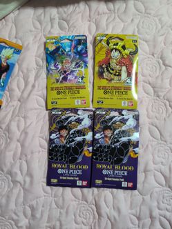 One piece  difernt pack   all new
