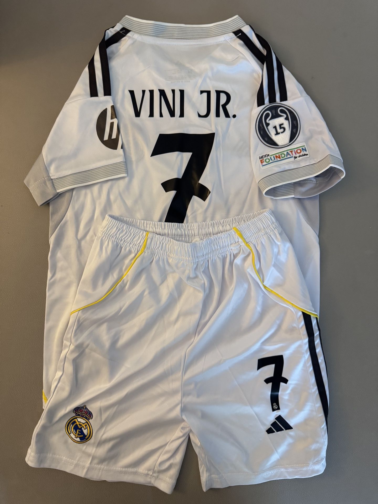 Vini Jr Kids Size Soccer Jersey New Edition 2025/2026