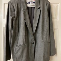 Halogen 3-piece suit set Womens Plus-size (Grey)
