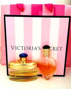 Victoria's Secret Rare Vintage Original 1991 Victoria Eau de Cologne and 1992 Rapture Classic Perfume Lot  x 2