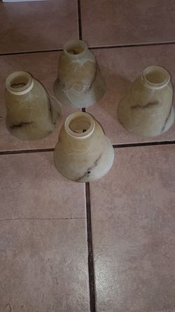 Ceiling fan glass fixtures