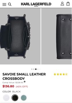 Karl Lagerfeld Paris Savoie Small Leather Crossbody