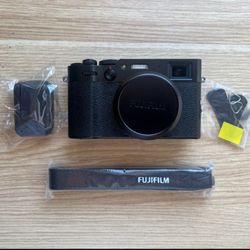 Fujifilm X100V Black Compact Digital Camera Single Focus Lens